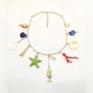 Boho charm necklace N1021